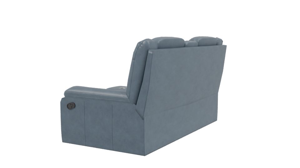 Comfortable Reclining Sofa Model - Professional 3D Model Render 3