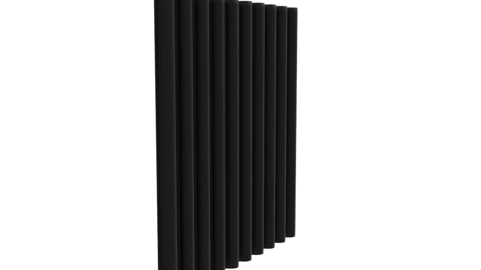 Stylish Vertical Wall Panel 3D - Professional 3D Model Render 9