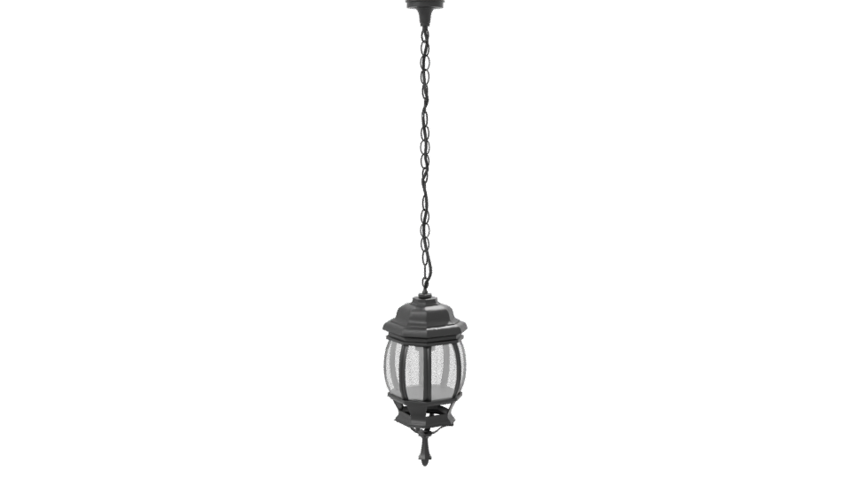 Elegant Hanging Lantern 3D Model - Professional 3D Model Render 7