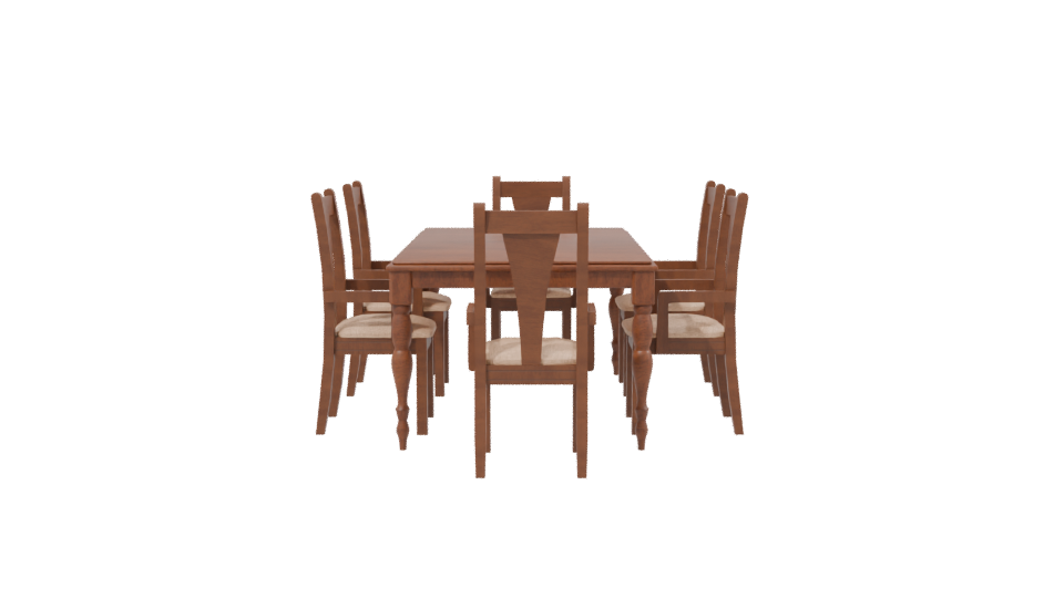 New Fiorentina Dining Set 3D - Professional 3D Model Render 2