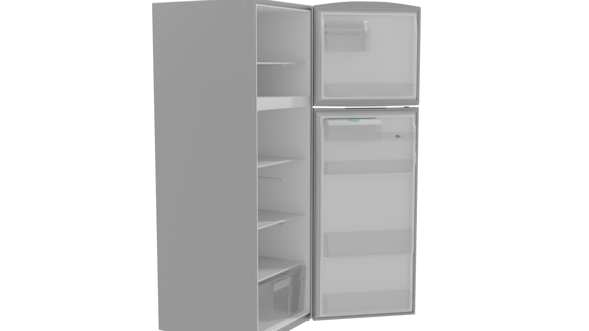 Stylish Refrigerator 3D Model - Professional 3D Model Render 9