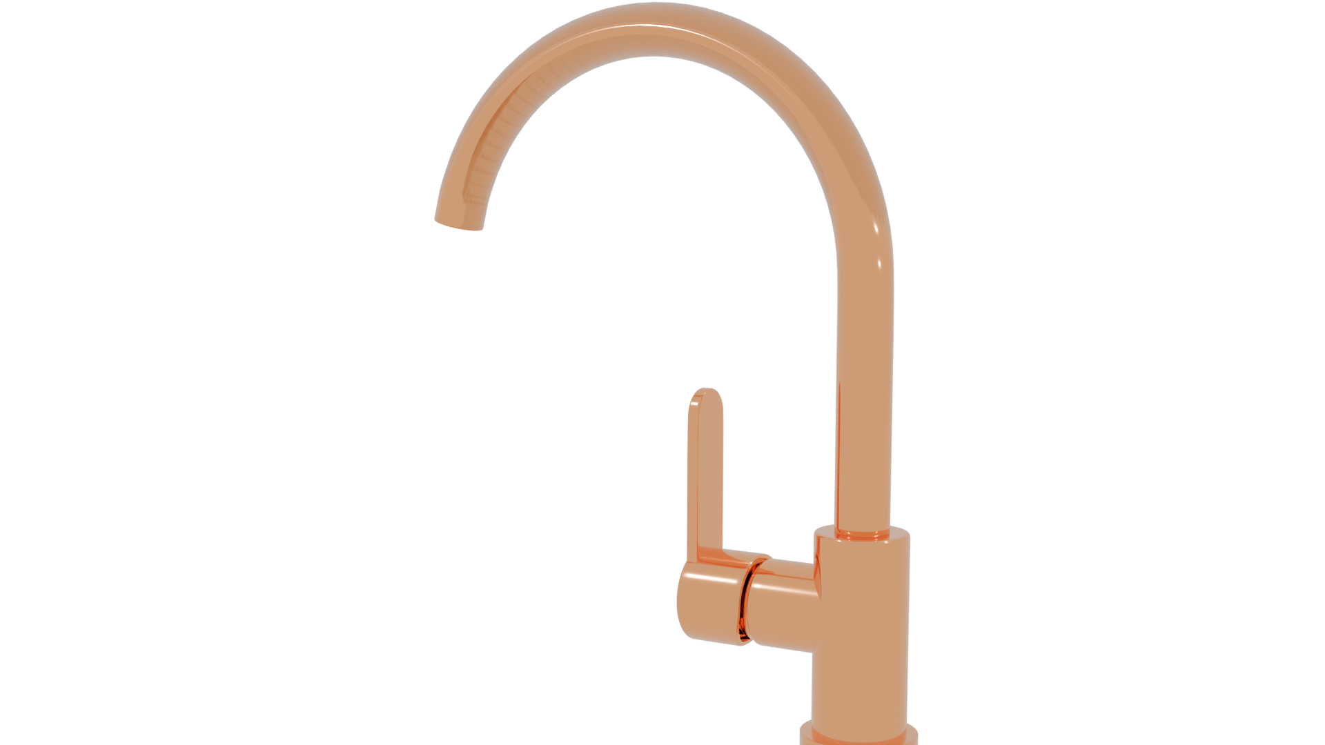 Sleek Modern Faucet Design - Professional 3D Model Render 3