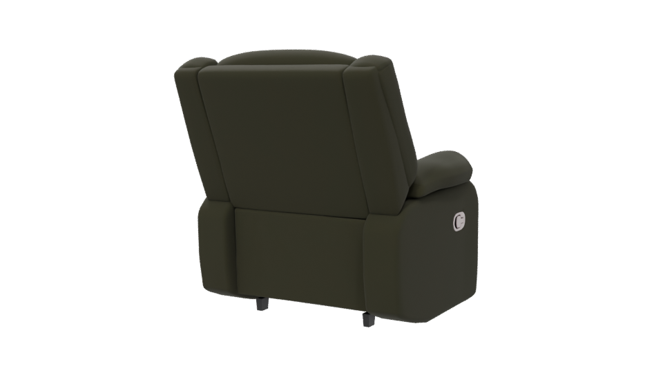 Individual Reclining Chair 3D Model - Professional 3D Model Render 6