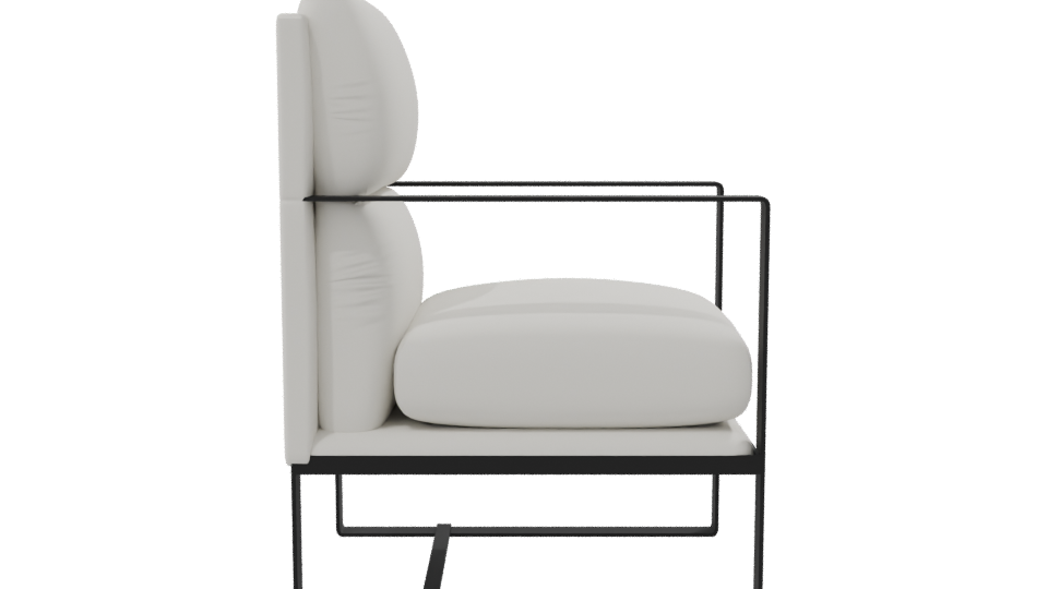 Stylish Modern Armchair 3D - Professional 3D Model Render 8