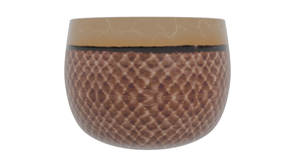 Stylized Decorative Container Model - Professional 3D Model Render 4