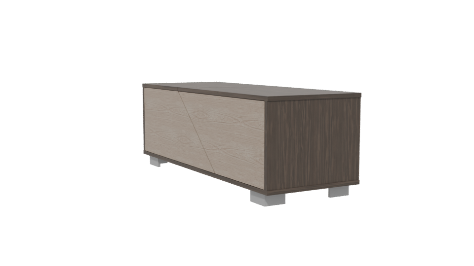 Stylish Modern Media Console 3D - Professional 3D Model Render 13
