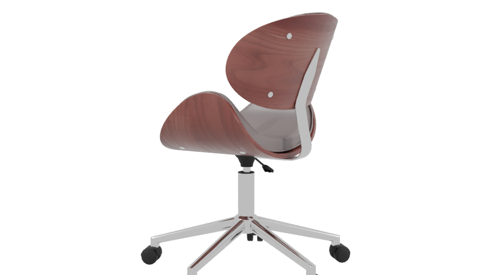 Stylish Modern Swivel Office Chair 3D Model - Professional 3D Model Render 3