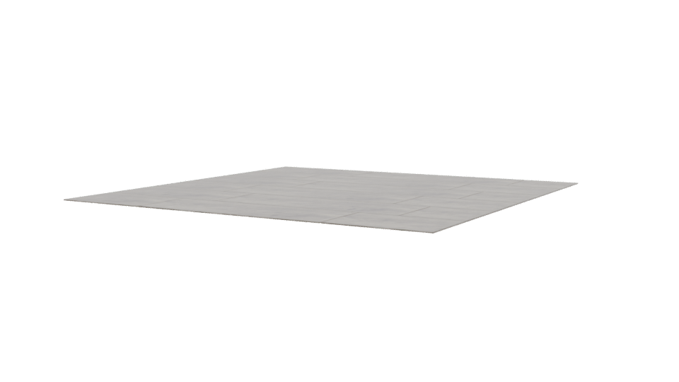 Gray Floating Floor Model 3D - Professional 3D Model Render 9