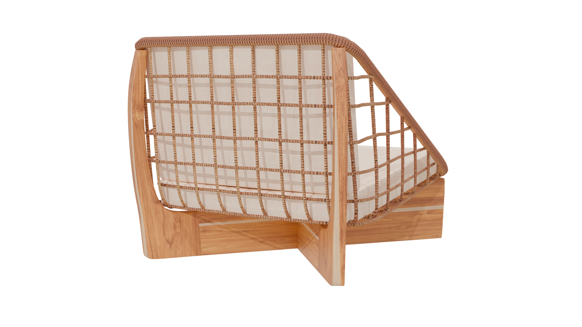 Stylish Minimalist Lounge Chair 3D - Professional 3D Model Render 6