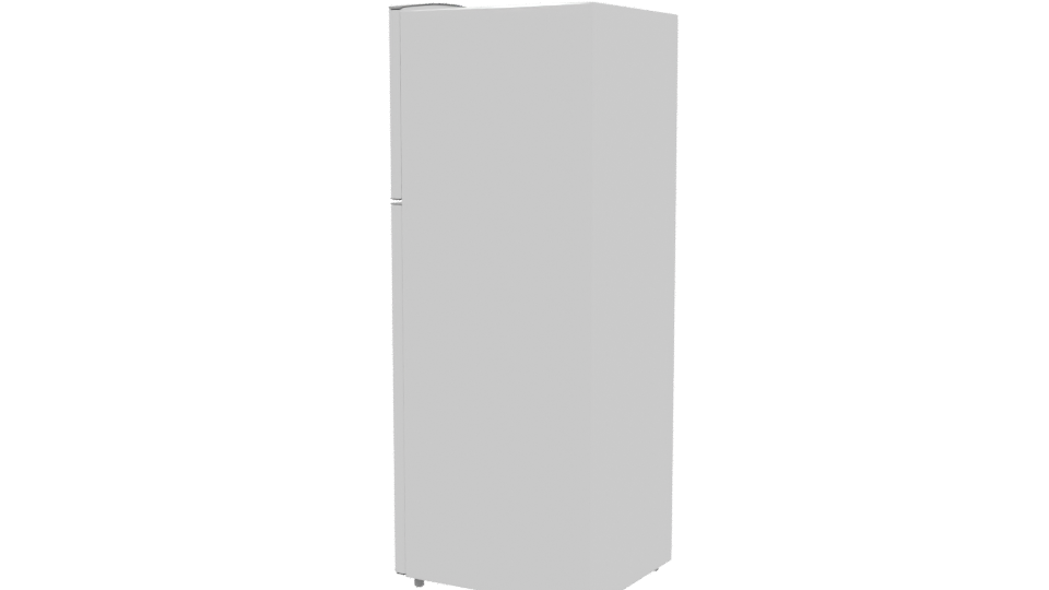 Modern Household Refrigerator Model - Professional 3D Model Render 3