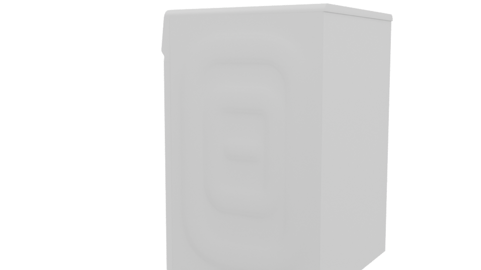 Realistic Household Dryer 3D Model - Professional 3D Model Render 3