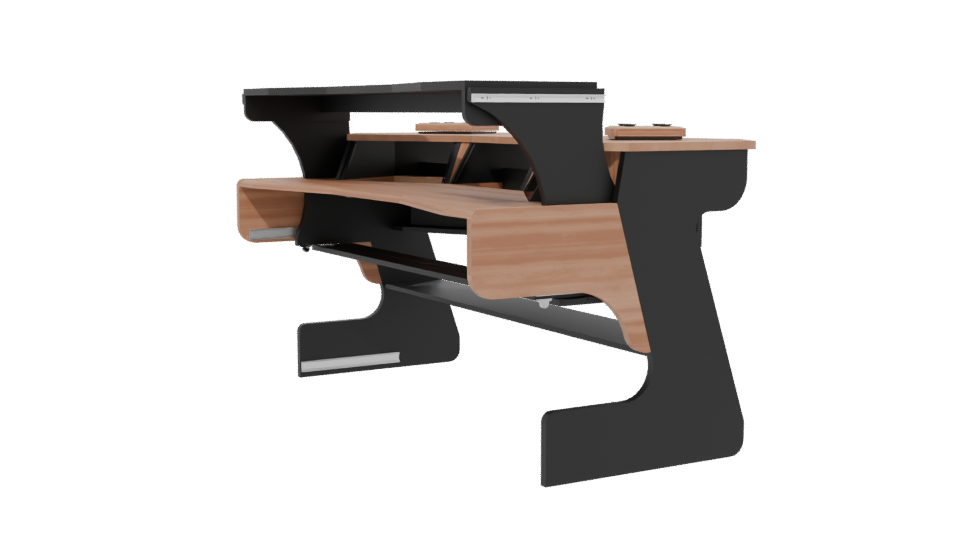 Miza X2 Flex Modern Desk 3D - Professional 3D Model Render 13