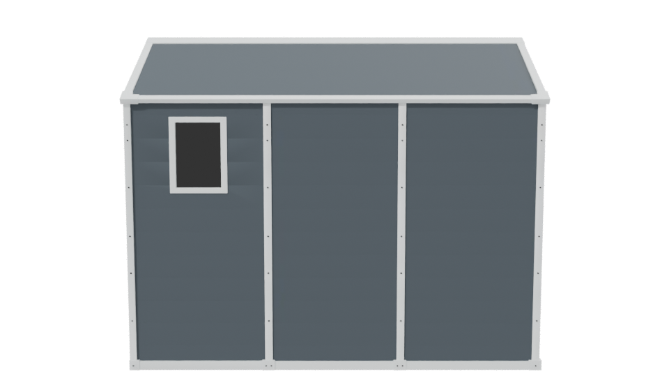 Stylized Garden Storage Shed 3D - Professional 3D Model Render 2