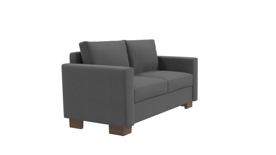 Modern Gray Sofa 3D Model - Professional 3D Model Render 9