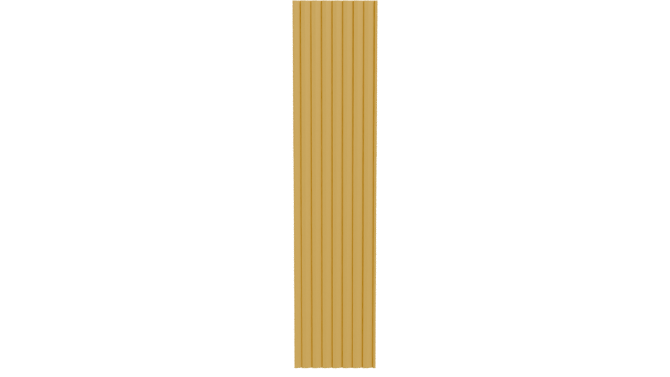 Amarillo Oro RAL 1004 Column Model - Professional 3D Model Render 11