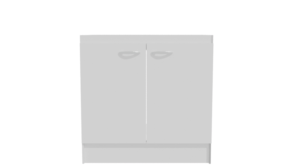 Stylish Utility Sink Cabinet Model - Professional 3D Model Render 11