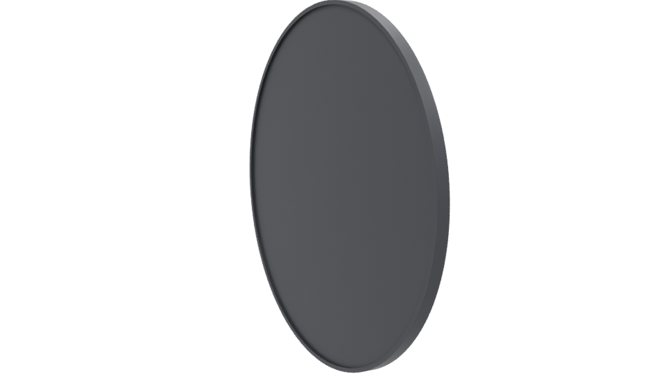 Glossy Round Mirror 3D Model - Professional 3D Model Render 13