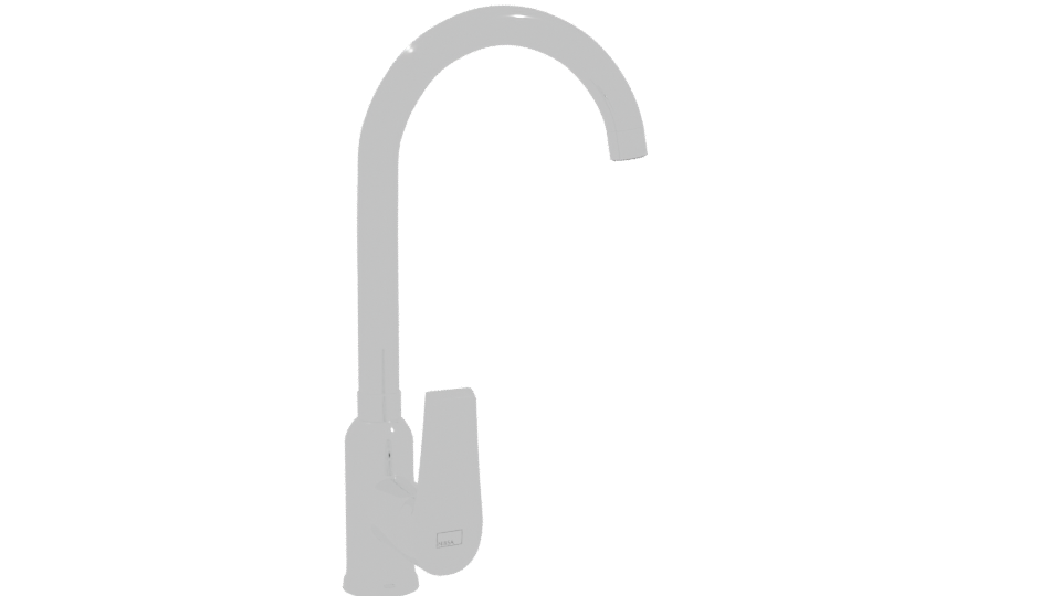 Modern Vertical Kitchen Faucet 3D - Professional 3D Model Render 10