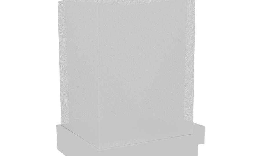 Minimalist Display Stand 3D Model - Professional 3D Model Render 13