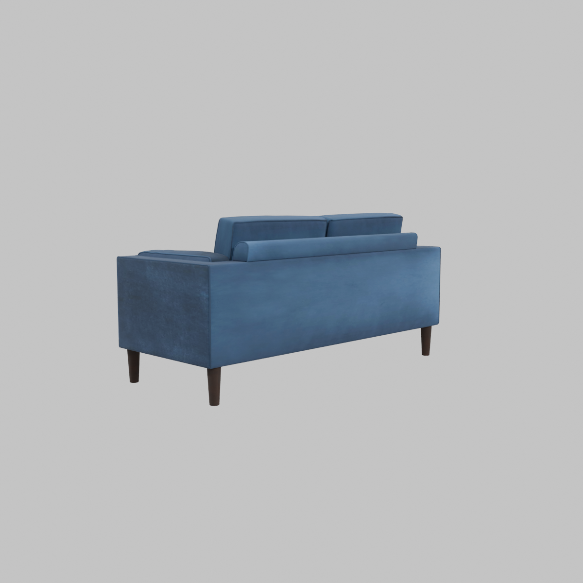 Stylish Modern Two-Seat Sofa - Professional 3D Model Render 11