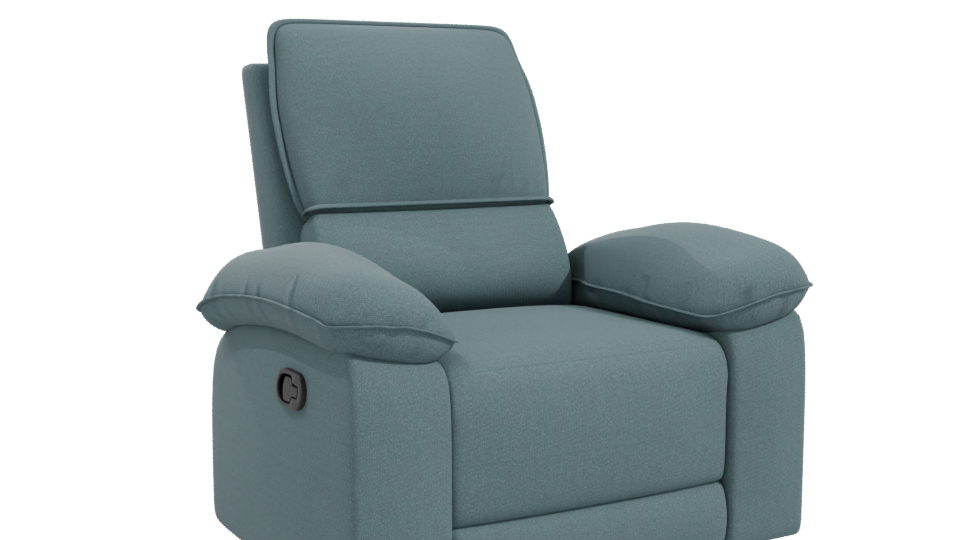 Reclining Armchair 3D Model - Professional 3D Model Render 10