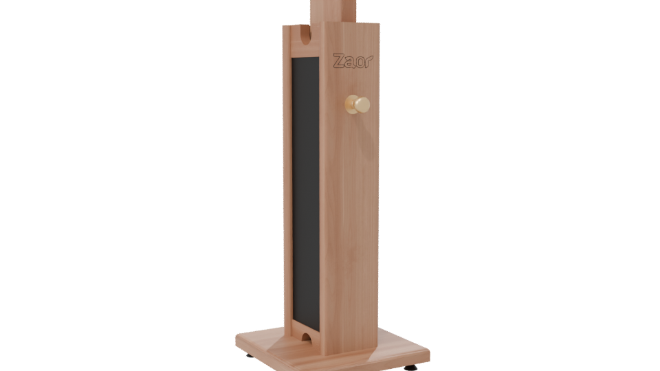 Stylish Wooden Side Table Model - Professional 3D Model Render 7