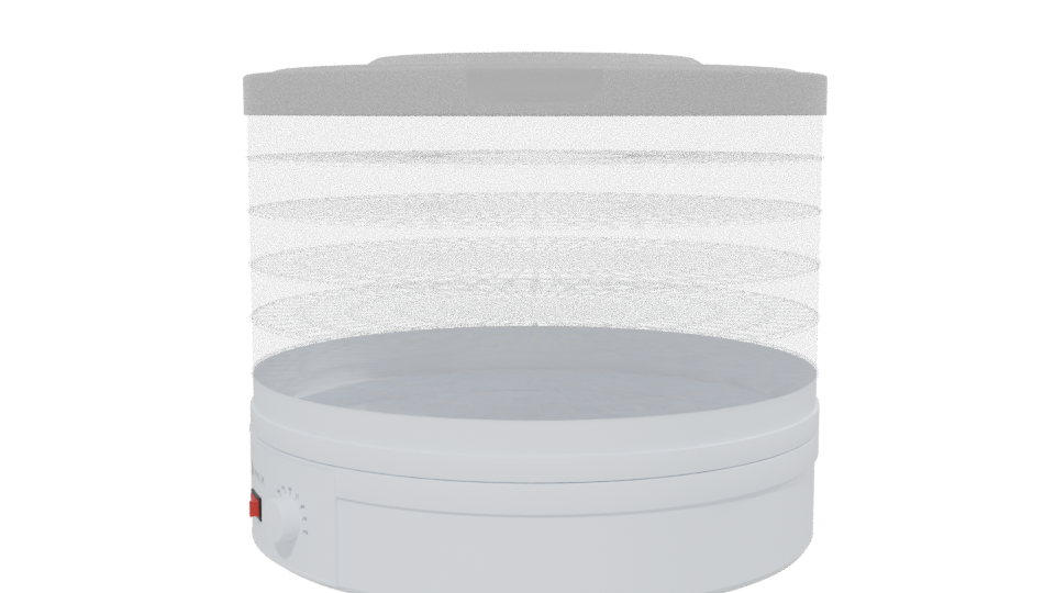 Compact Food Dehydrator 3D Model - Professional 3D Model Render 13
