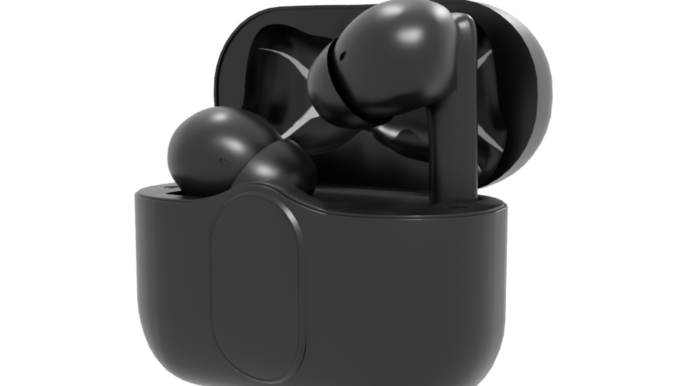 Stylish Wireless Earbuds Case 3D - Professional 3D Model Render 12