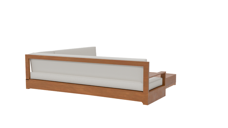 Contemporary Outdoor Sofa Set 3D - Professional 3D Model Render 6