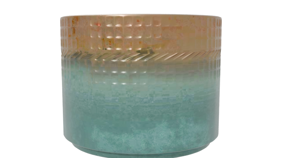 Stylized Decorative Pot Model - Professional 3D Model Render 6