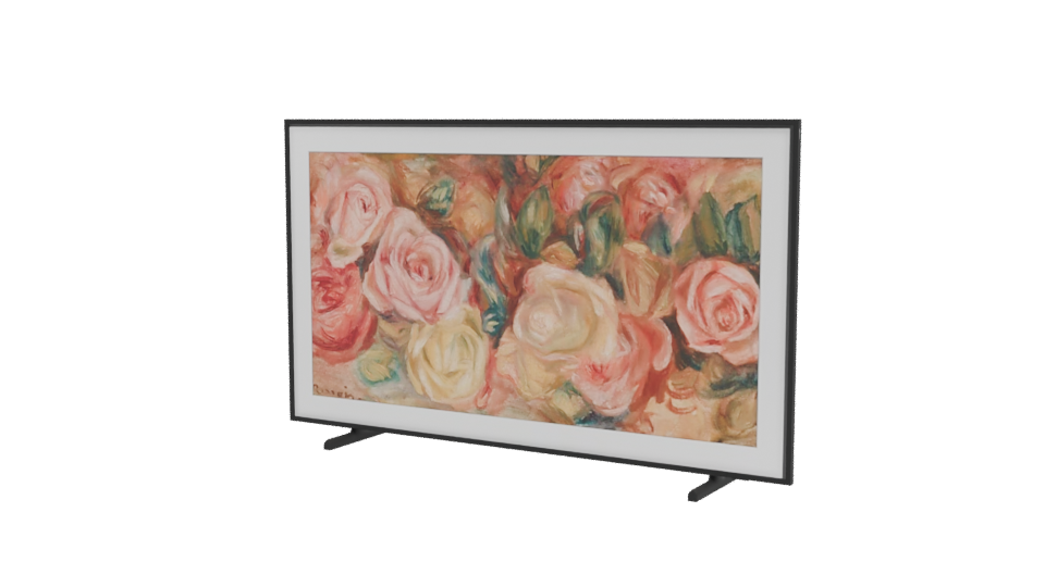 Samsung QLED 55-Inch TV Model - Professional 3D Model Render 12