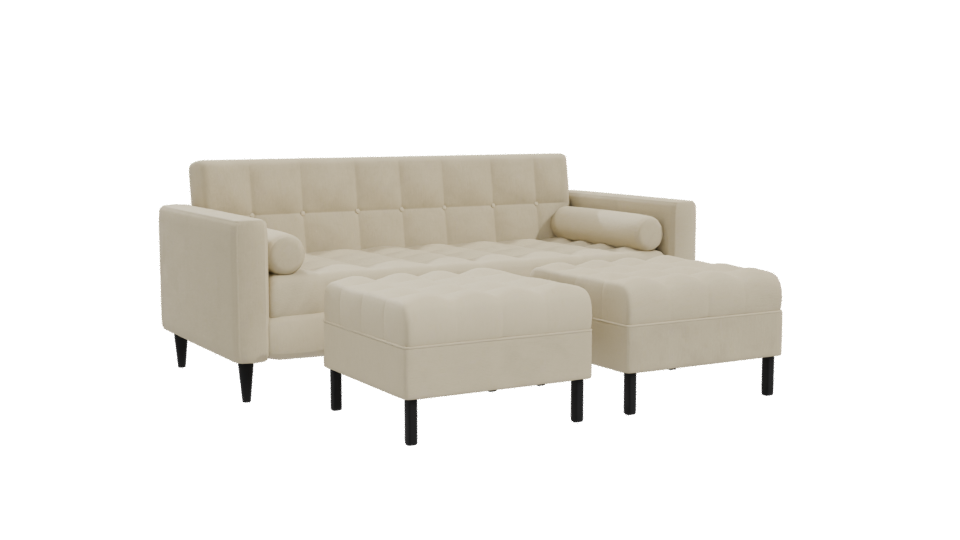 Stylish Modern Sofa 3D Model - Professional 3D Model Render 10