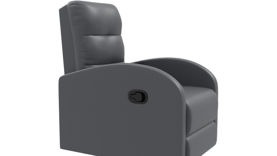 Luxurious Reclining Armchair Model - Professional 3D Model Render 9