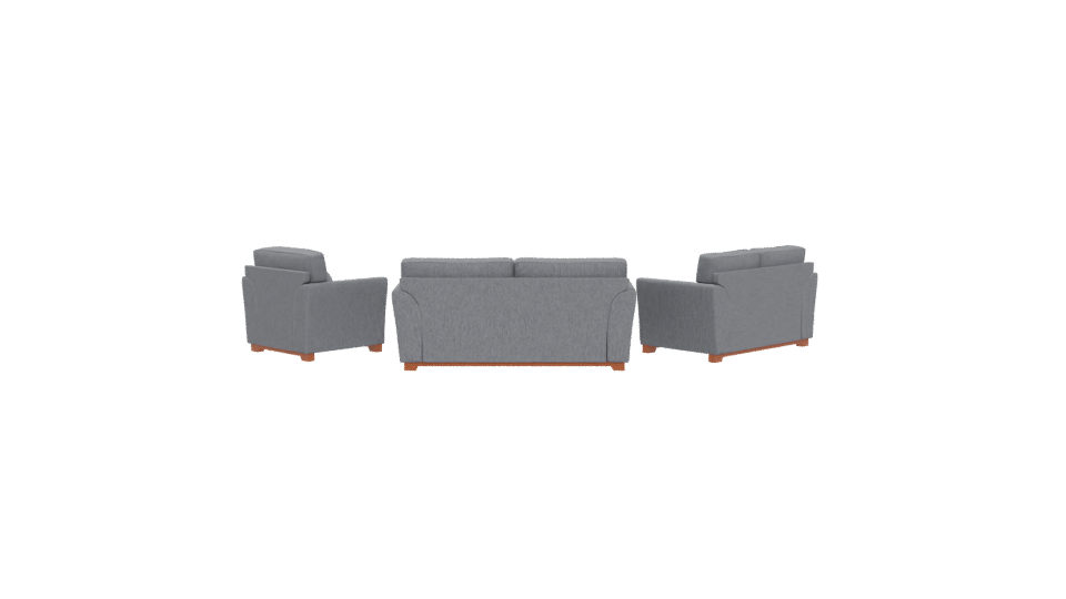 Contemporary Fabric Sofa Set 3D Model - Professional 3D Model Render 9