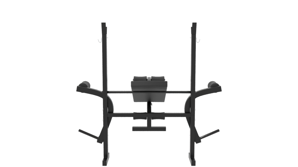 Multifunctional Bench Press 3D Model - Professional 3D Model Render 8