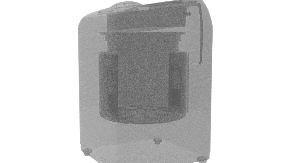 Compact Top-Loading Washing Machine 3D - Professional 3D Model Render 13