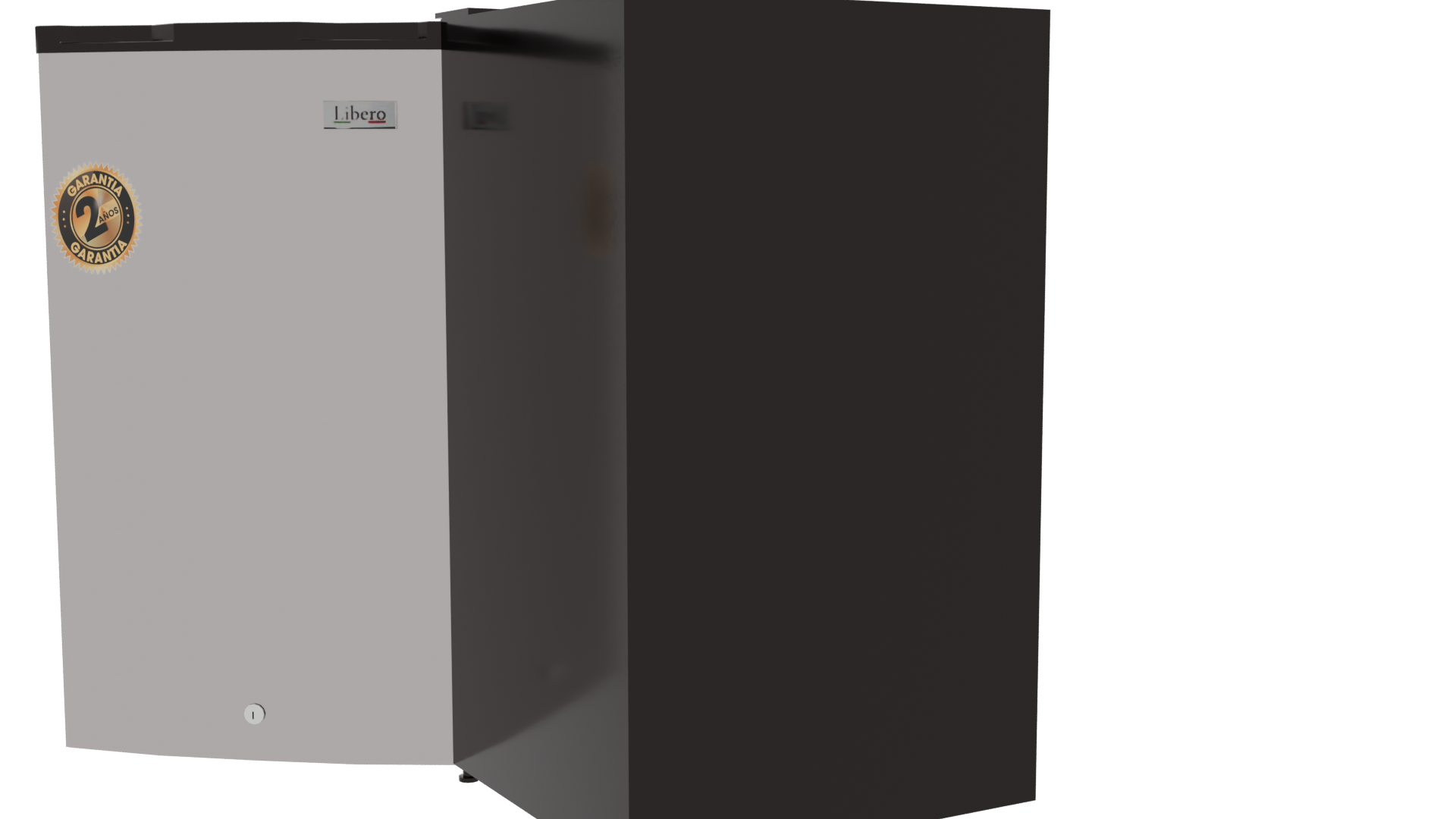 Classic Refrigerator 3D Model - Professional 3D Model Render 4