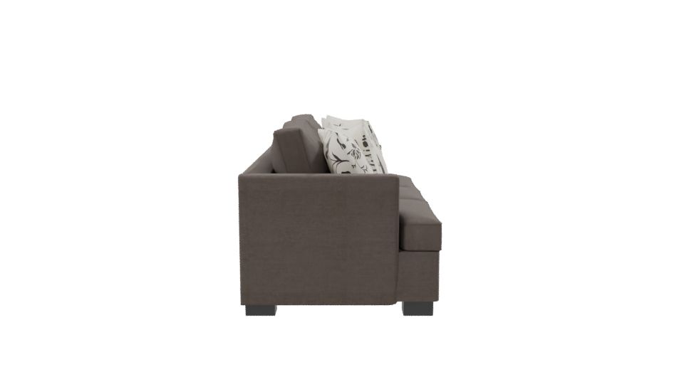 Stylish Sofa with Decorative Cushions - Professional 3D Model Render 8