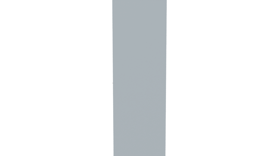 Industrial Four-Door Steel Locker 3D Model - Professional 3D Model Render 2