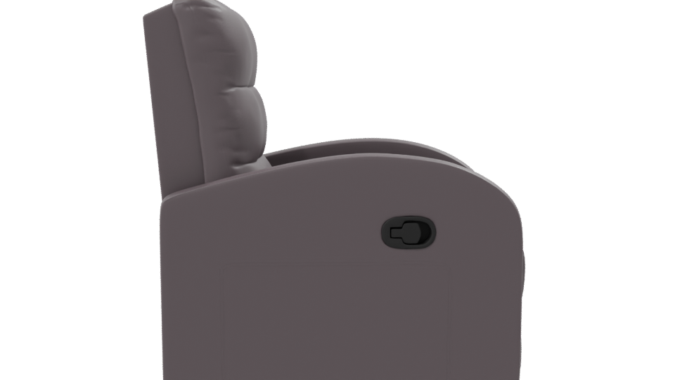 Stylish Reclining Chair Model - Professional 3D Model Render 8
