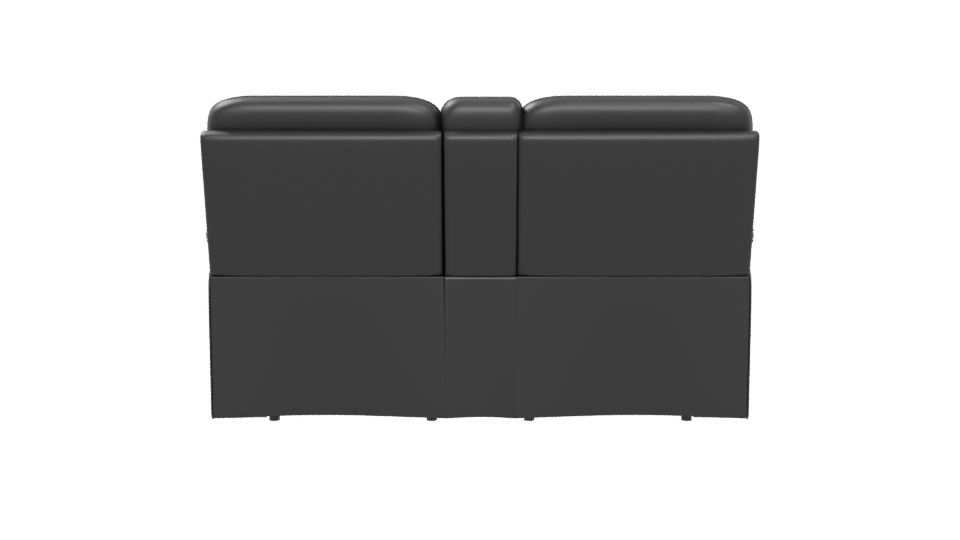 Stylish Black Recliner Sofa 3D - Professional 3D Model Render 5