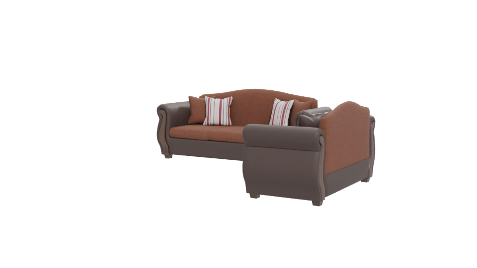Elegant Leather Sofa Design 3D - Professional 3D Model Render 12