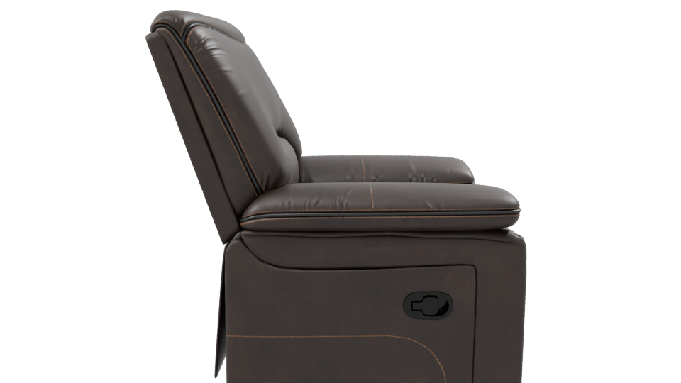 Luxurious Leather Recliner 3D Model - Professional 3D Model Render 8
