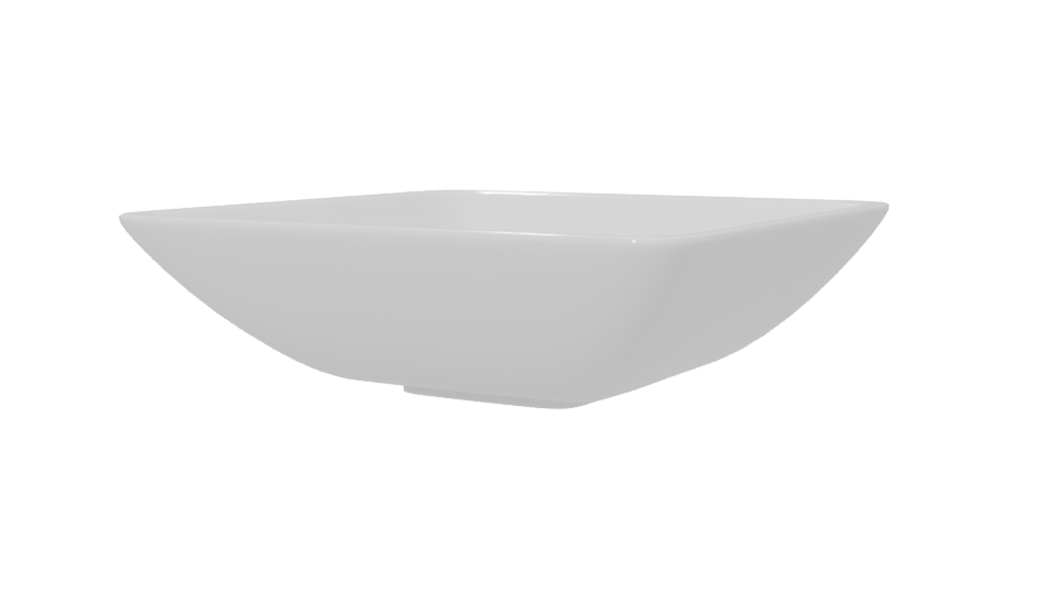 Sleek Ceramic Serving Bowl 3D - Professional 3D Model Render 6