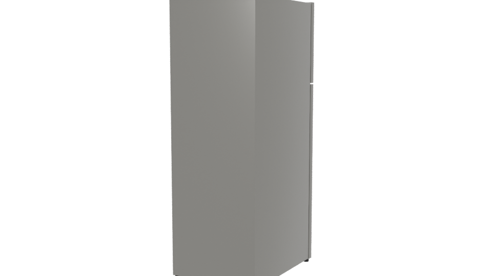 Sleek Stainless Steel Refrigerator 3D Model - Professional 3D Model Render 6