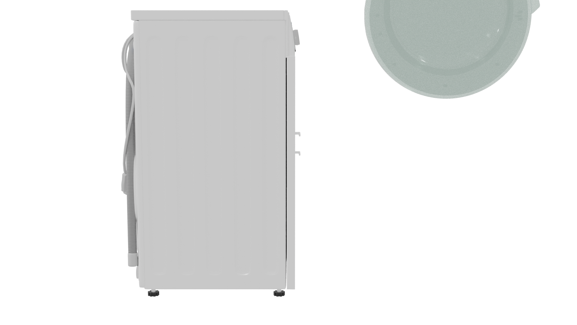 Modern Household Washing Machine 3D - Professional 3D Model Render 8