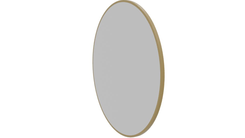 Elegant Round Mirror Model 3D - Professional 3D Model Render 13