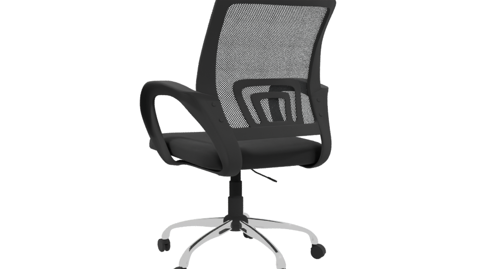 Elegant Office Chair 3D Model - Professional 3D Model Render 4