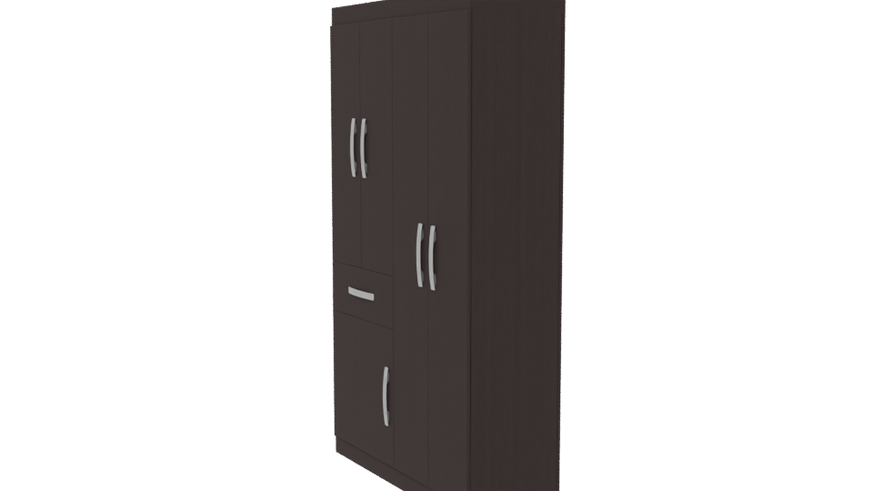 Elegant Modern Wooden Cabinet 3D Model - Professional 3D Model Render 13