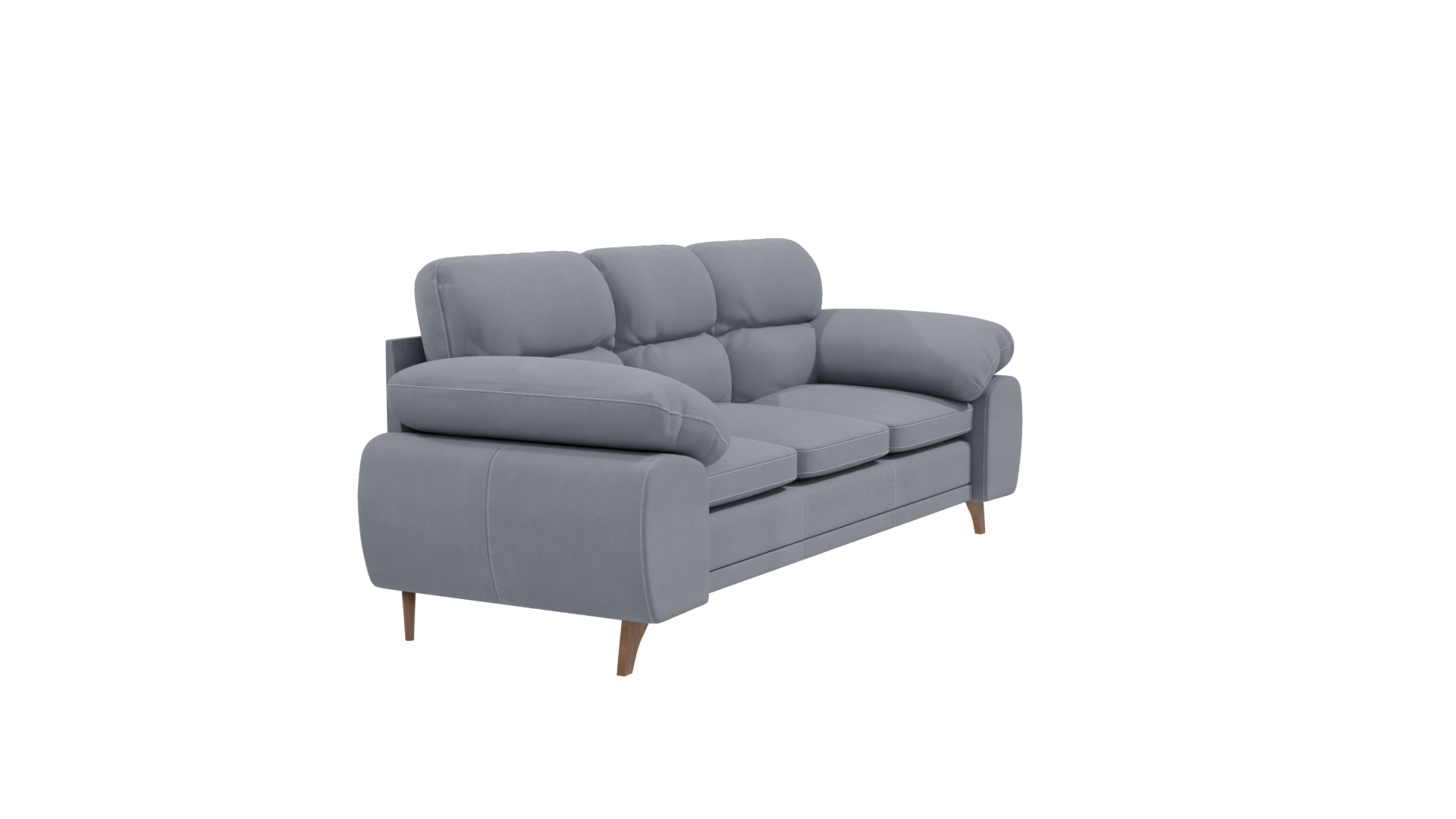 Contemporary Leather Sofa 3D Model - Professional 3D Model Render 9